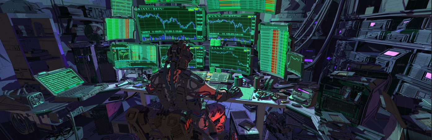 Science Fiction Computer Lab Setup